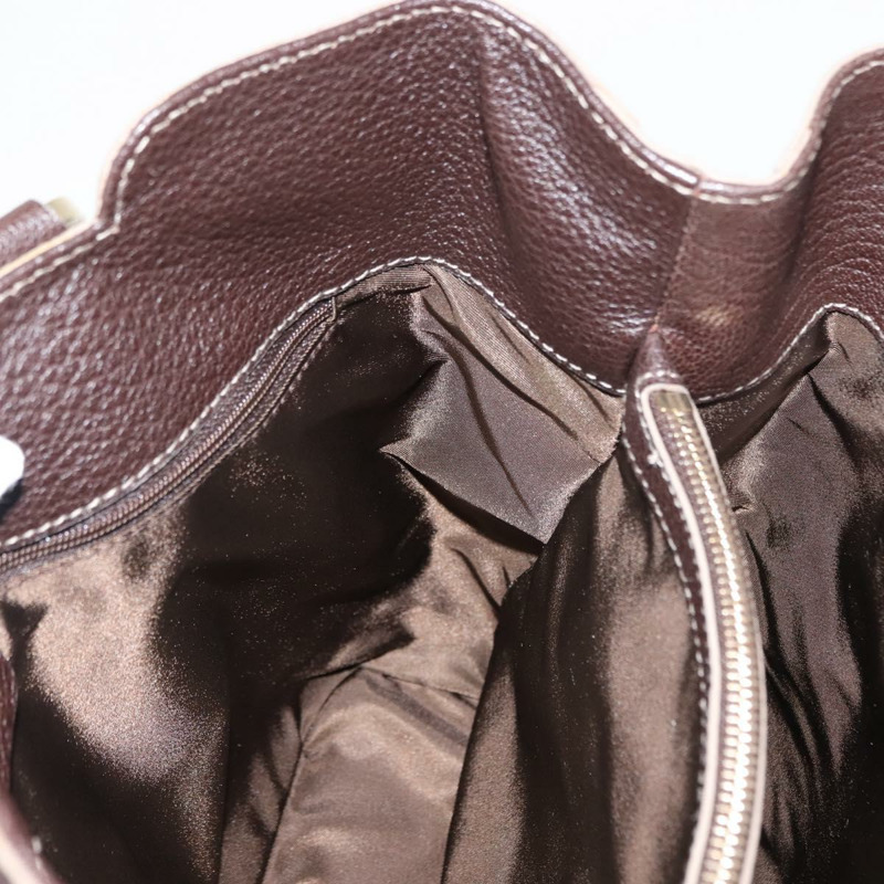 【日本直送】寶格麗棕色真皮手提包 正品 BA6908-19