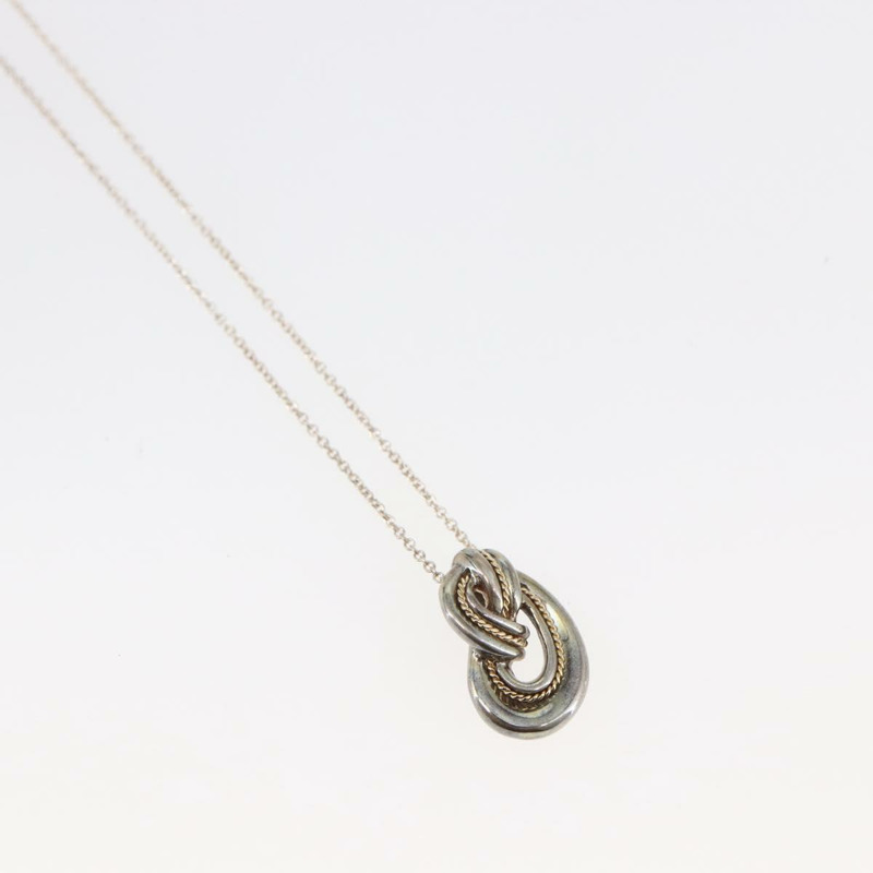 【日本直送】蒂芬妮 (TIFFANY&Co.) 18K金扭結項鍊 925銀 正品 SW1651-2