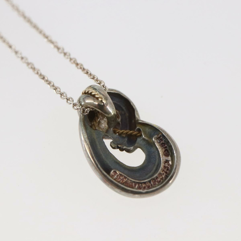 【日本直送】蒂芬妮 (TIFFANY&Co.) 18K金扭結項鍊 925銀 正品 SW1651-8