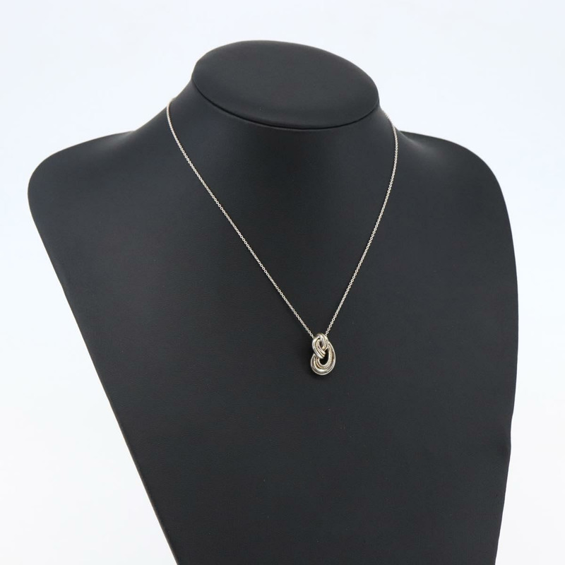 【日本直送】蒂芬妮 (TIFFANY&Co.) 18K金扭結項鍊 925銀 正品 SW1651-13