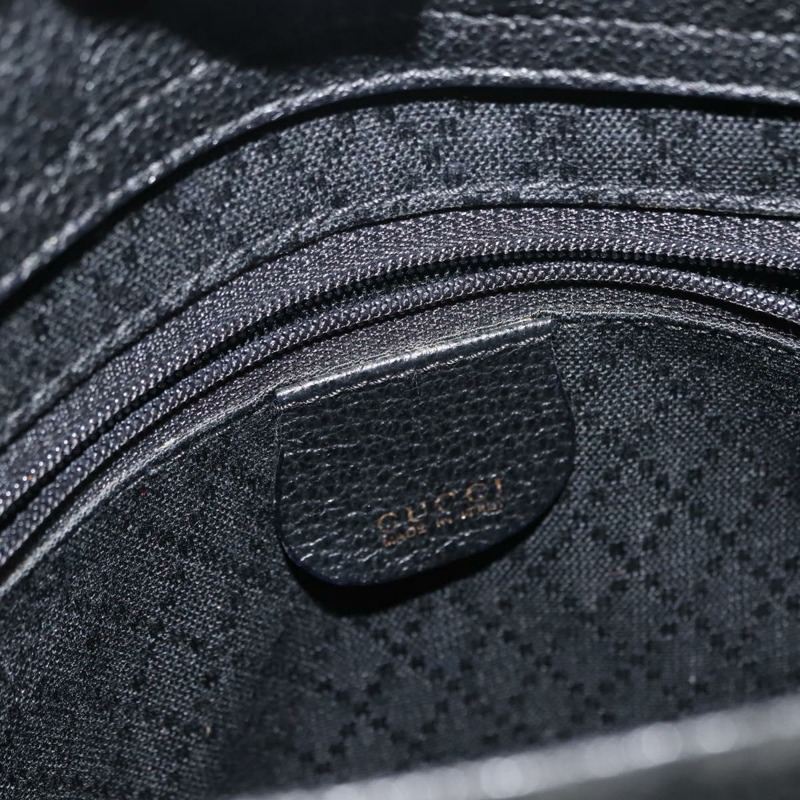 【日本直送】GUCCI 竹節手提包 麂皮 兩用 黑色 正品 BA6753-19