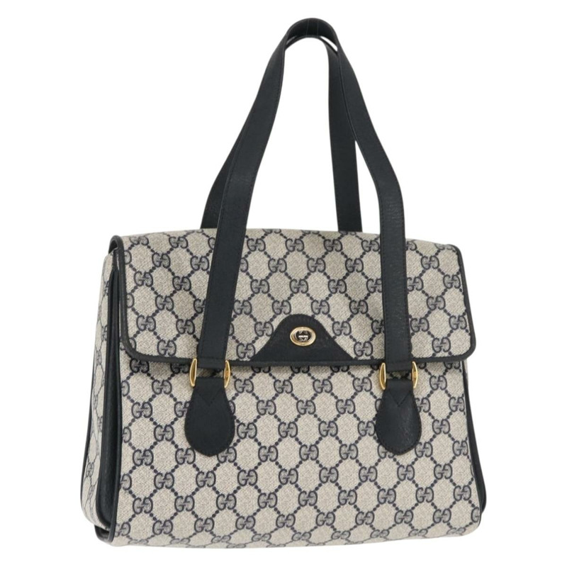 【日本直送】GUCCI GG Supreme 手提包 PVC 皮革 海軍藍 正品 BA6754-0