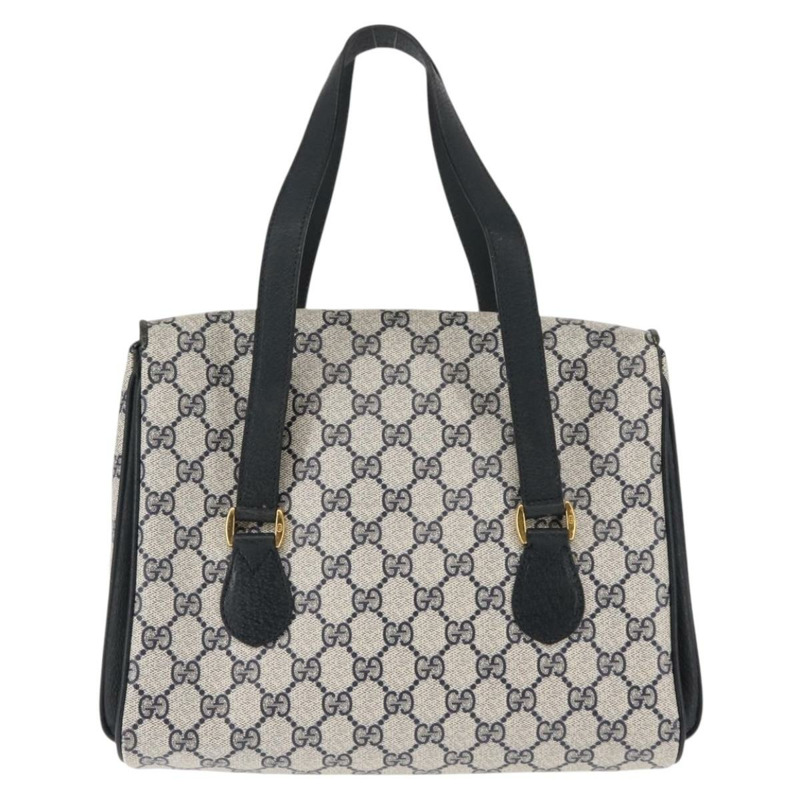 【日本直送】GUCCI GG Supreme 手提包 PVC 皮革 海軍藍 正品 BA6754-1