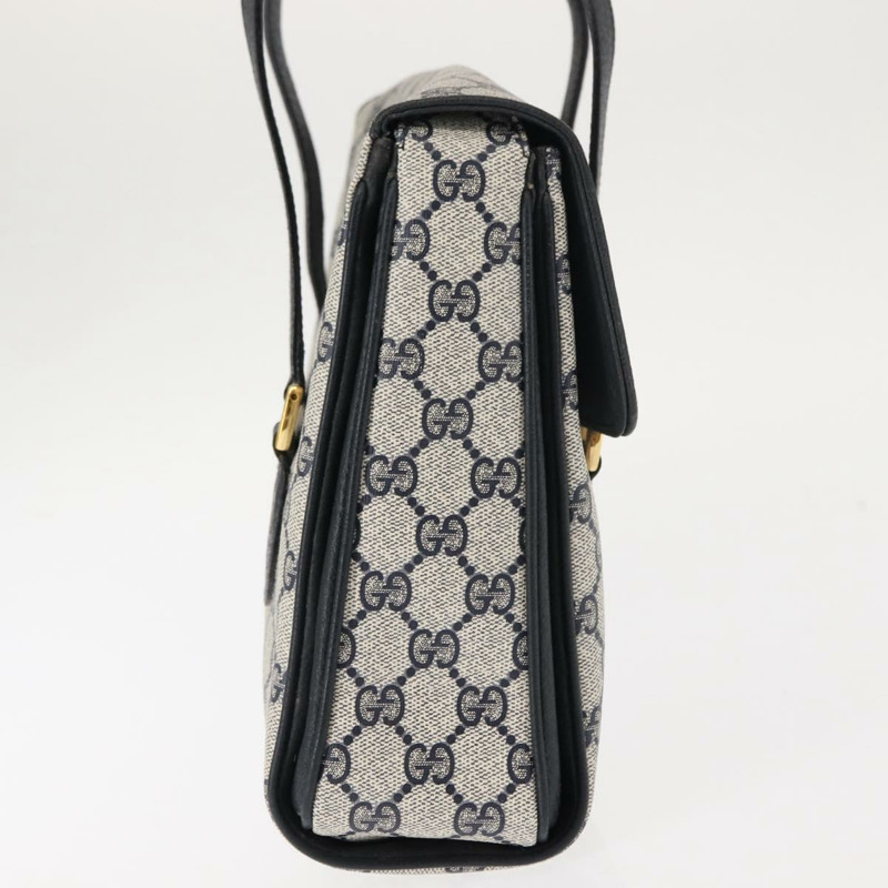 【日本直送】GUCCI GG Supreme 手提包 PVC 皮革 海軍藍 正品 BA6754-3