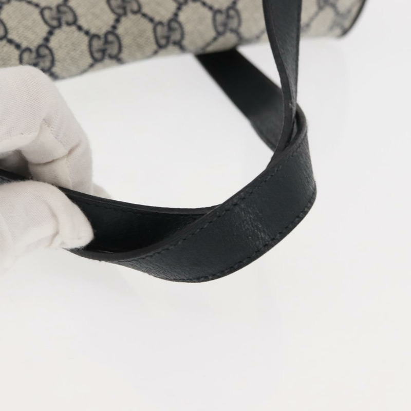 【日本直送】GUCCI GG Supreme 手提包 PVC 皮革 海軍藍 正品 BA6754-6