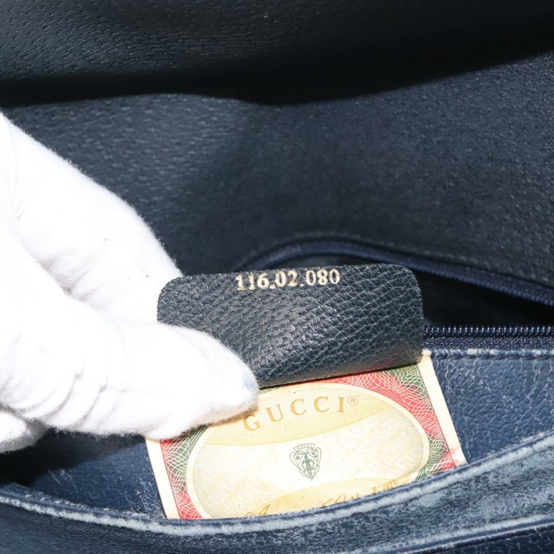 【日本直送】GUCCI GG Supreme 手提包 PVC 皮革 海軍藍 正品 BA6754-11