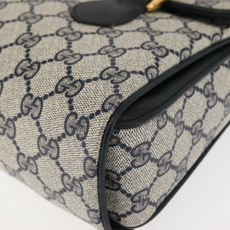 【日本直送】GUCCI GG Supreme 手提包 PVC 皮革 海軍藍 正品 BA6754-13