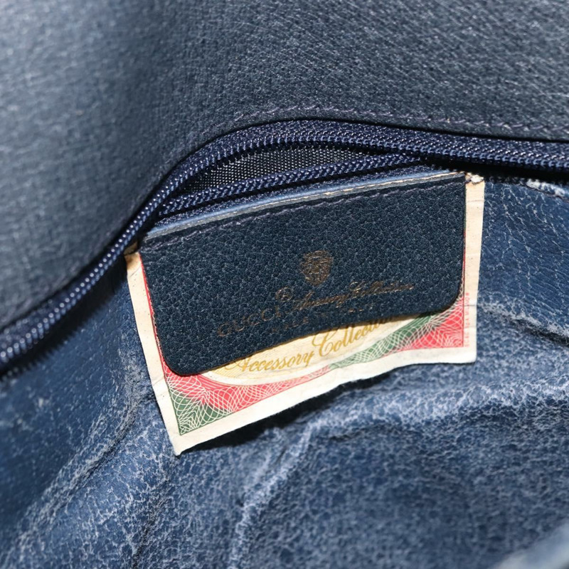 【日本直送】GUCCI GG Supreme 手提包 PVC 皮革 海軍藍 正品 BA6754-18