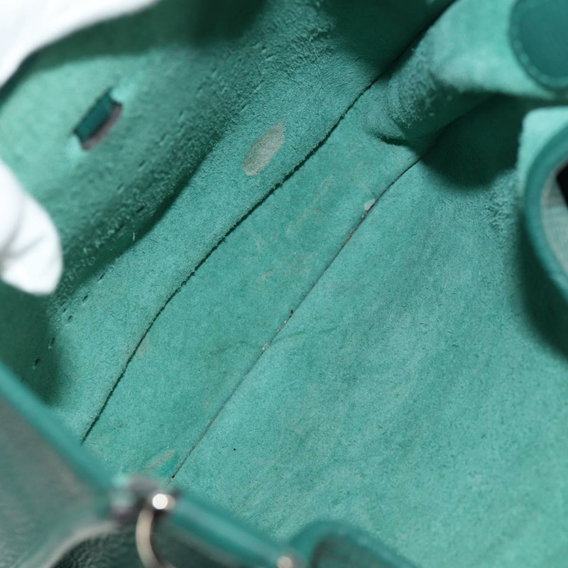 【日本直送】愛馬仕 Evelyn 3 PM 單肩包 Taurillon Clemence 綠色 正品 BA6847A-9