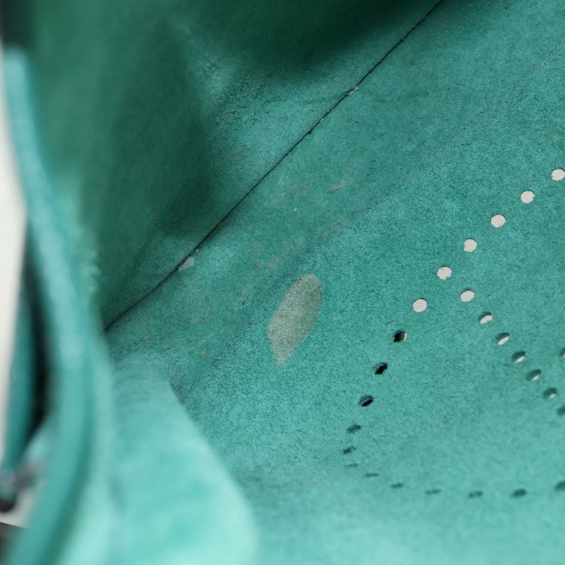 【日本直送】愛馬仕 Evelyn 3 PM 單肩包 Taurillon Clemence 綠色 正品 BA6847A-10