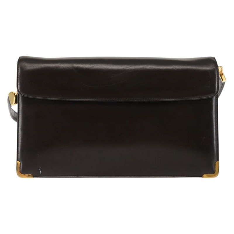 【日本直送】Christian Dior 棕色真皮單肩包 正品 BA6824-1