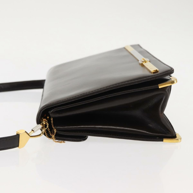 【日本直送】Christian Dior 棕色真皮單肩包 正品 BA6824-3