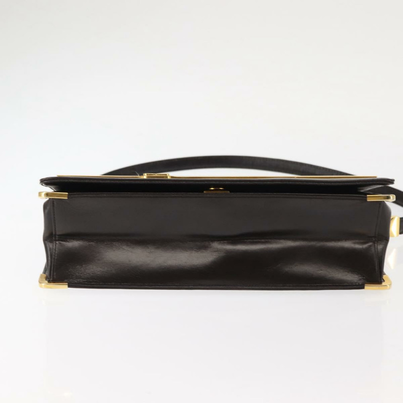 【日本直送】Christian Dior 棕色真皮單肩包 正品 BA6824-4