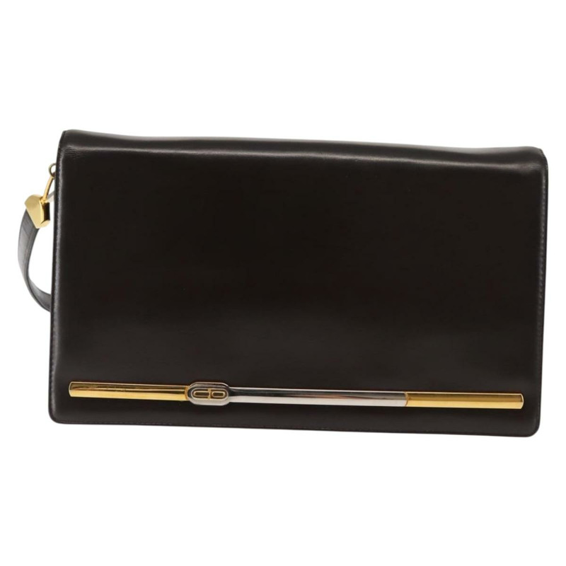 【日本直送】Christian Dior 棕色真皮單肩包 正品 BA6824-12