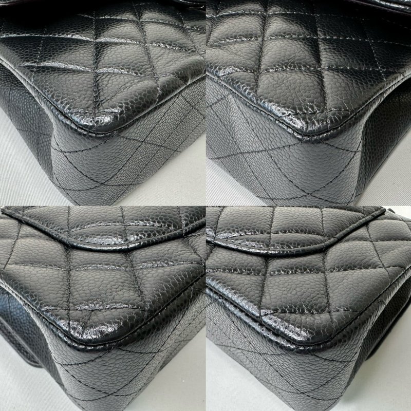 CHANEL 荔枝黑銀牛Coco 23-11