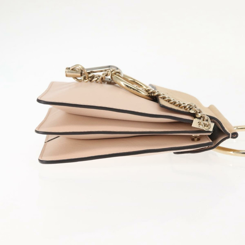 【日本直送】Chloe Fay 肩背包 粉紅麂皮皮革 正品 BA6828-2