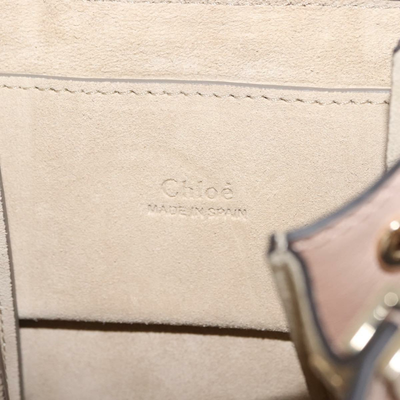 【日本直送】Chloe Fay 肩背包 粉紅麂皮皮革 正品 BA6828-20