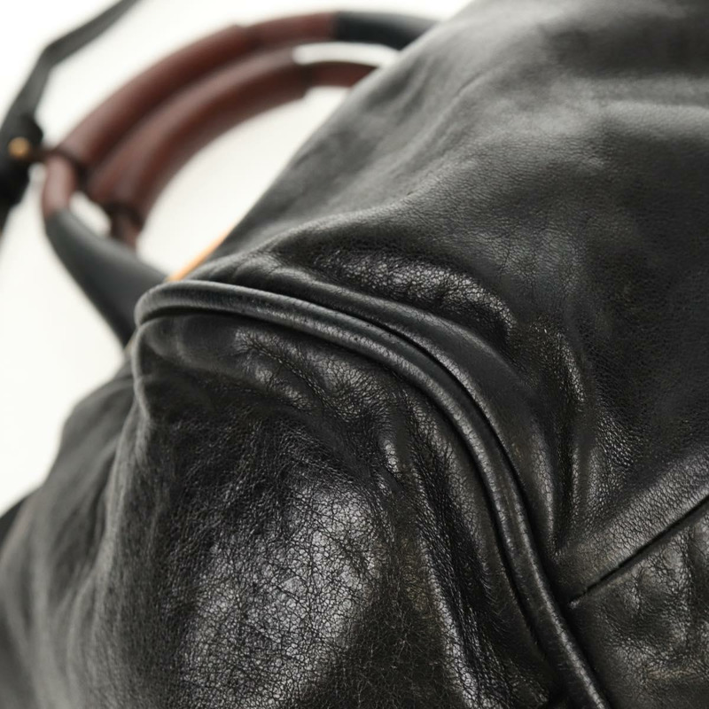 【日本直送】Chloe Etel 手提包 皮革 2way 黑色 正品 BA6838-16