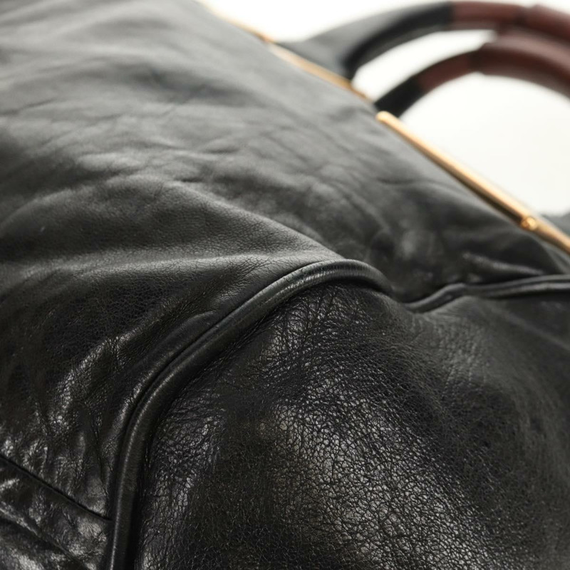 【日本直送】Chloe Etel 手提包 皮革 2way 黑色 正品 BA6838-17