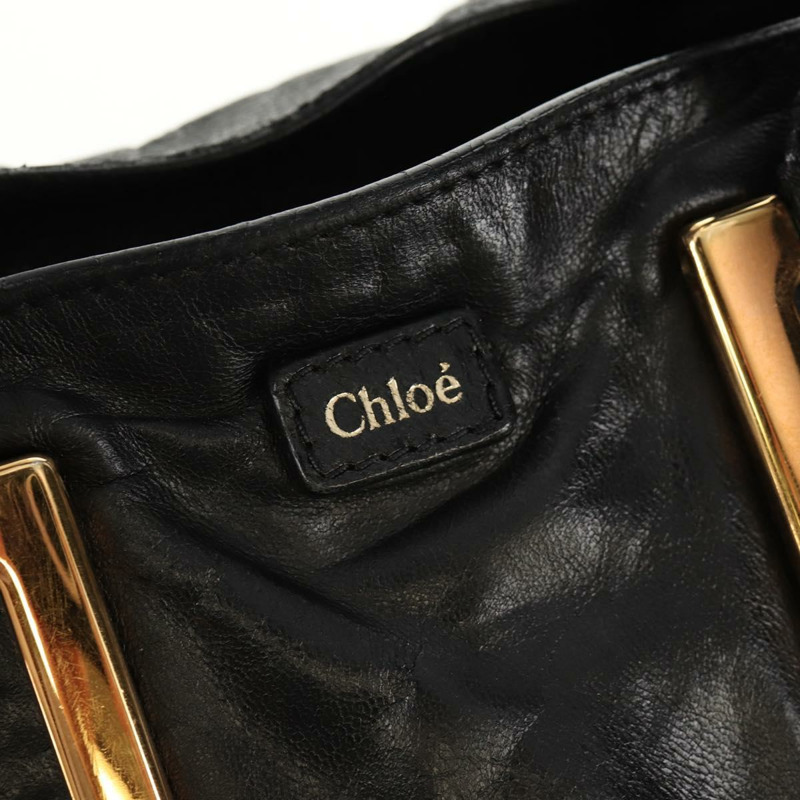 【日本直送】Chloe Etel 手提包 皮革 2way 黑色 正品 BA6838-21