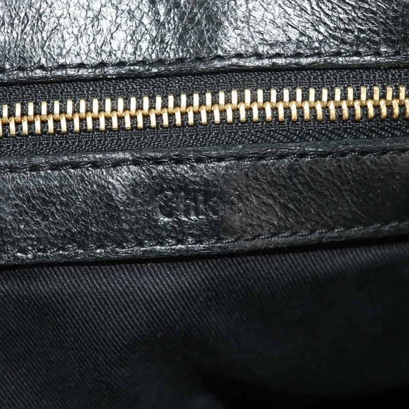 【日本直送】Chloe Etel 手提包 皮革 2way 黑色 正品 BA6838-23