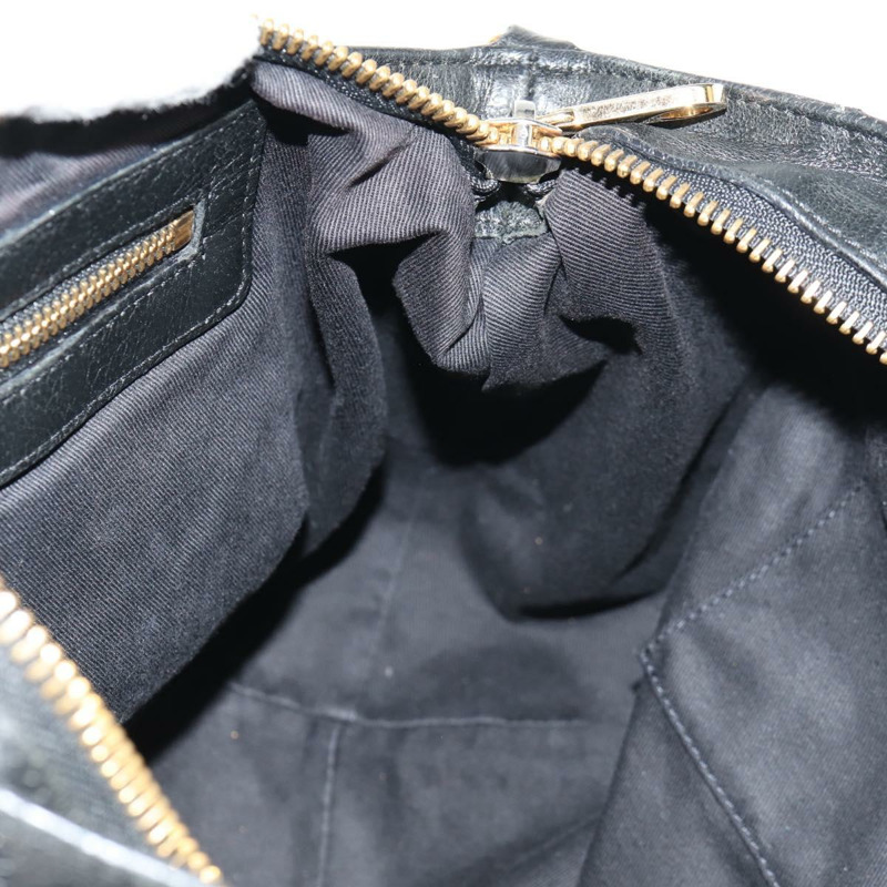 【日本直送】Chloe Etel 手提包 皮革 2way 黑色 正品 BA6838-25