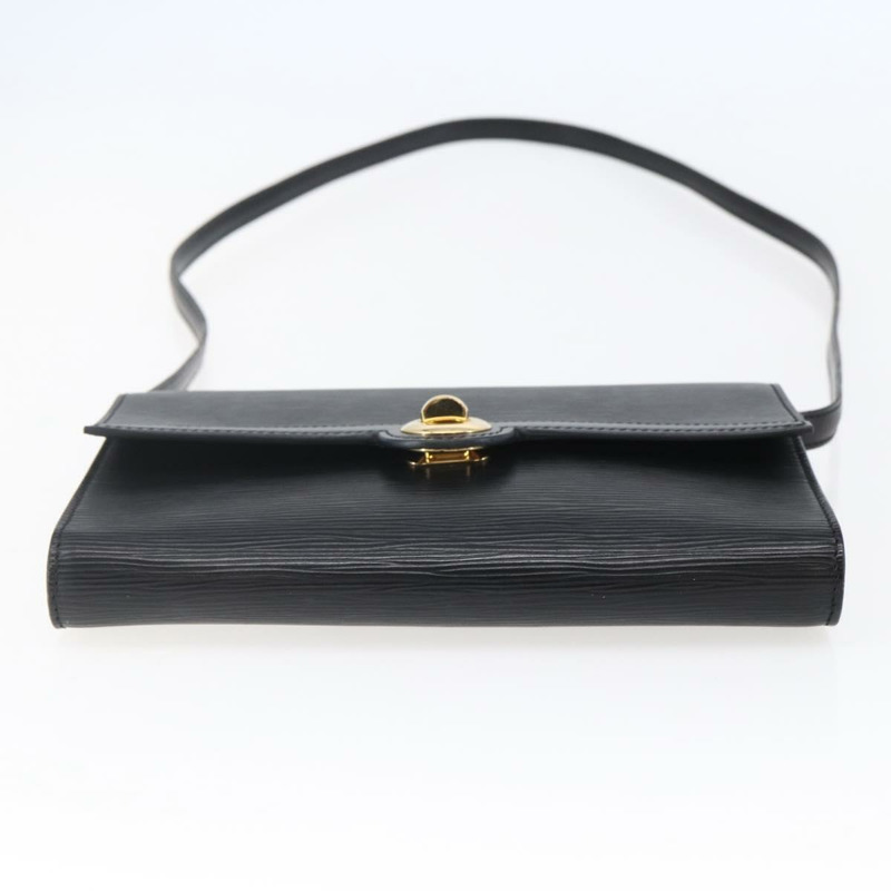 【日本直送】路易威登 Epi Pochette Arche 單肩包 黑色 M52572 LV 正品 BA6693-4