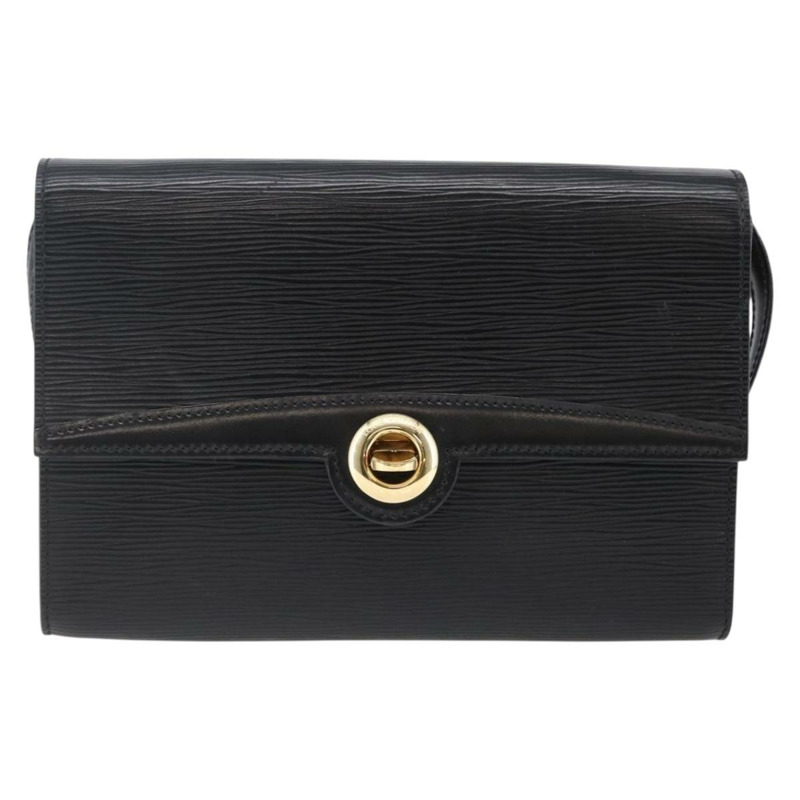【日本直送】路易威登 Epi Pochette Arche 單肩包 黑色 M52572 LV 正品 BA6693-12