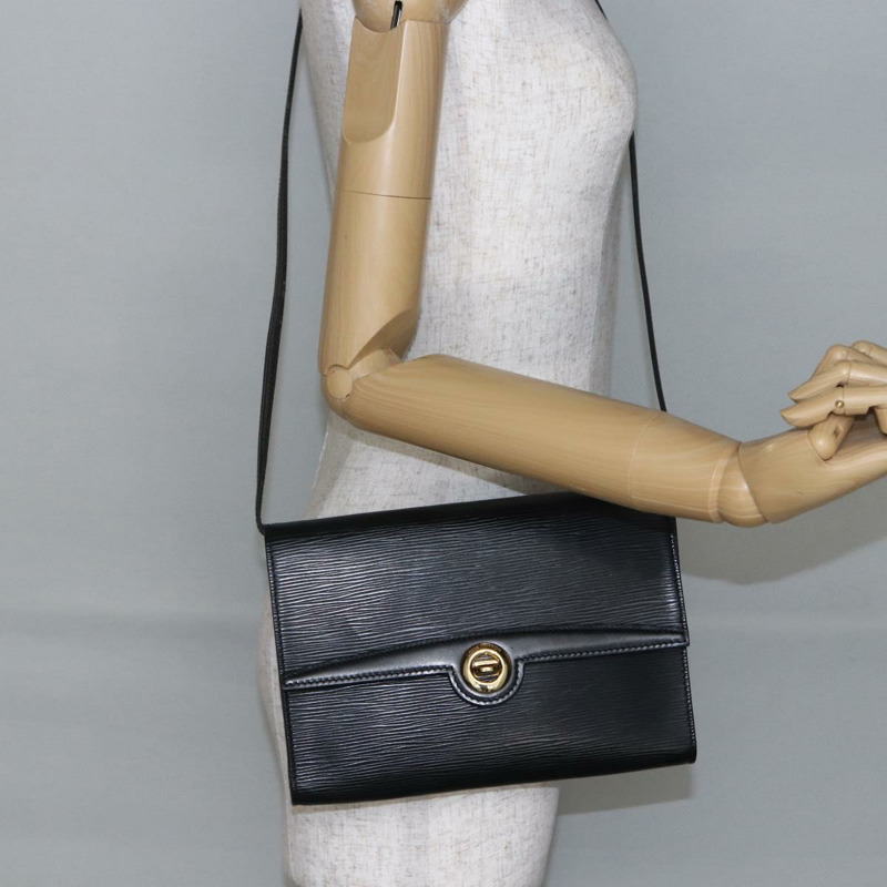 【日本直送】路易威登 Epi Pochette Arche 單肩包 黑色 M52572 LV 正品 BA6693-21
