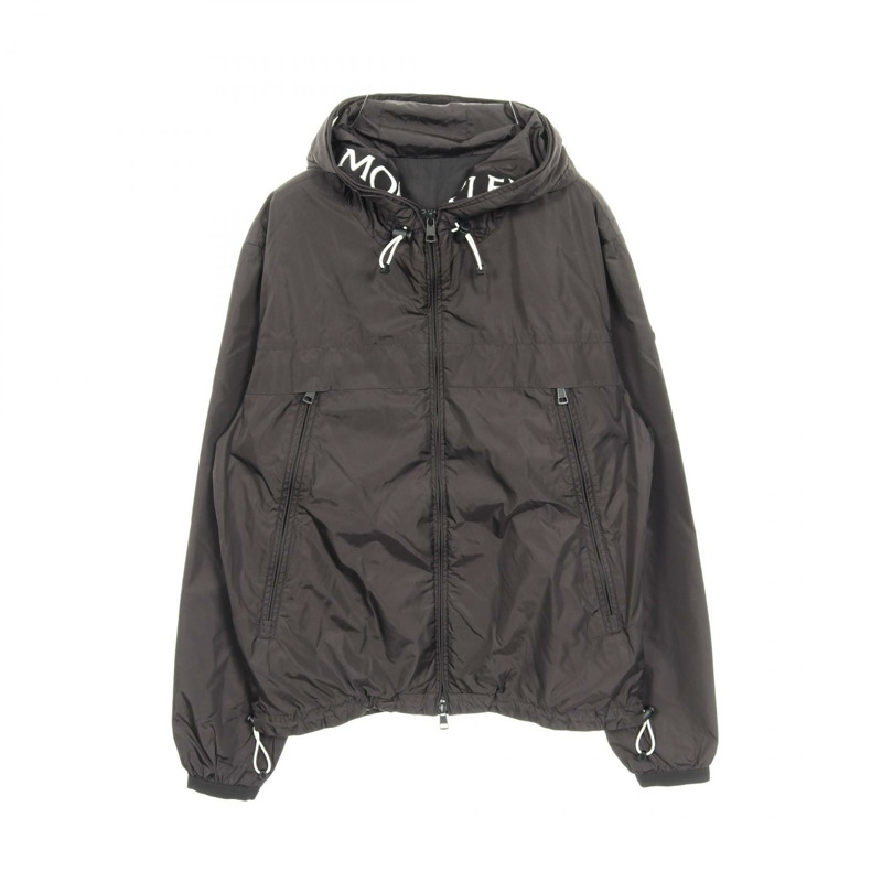 MONCLER MASSEREAU 尼龍外套 #3 黑色 二手 男式-0