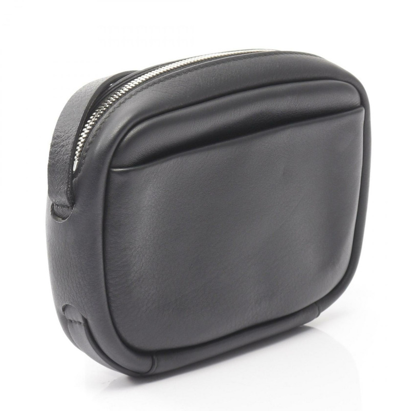 巴黎世家 (BALENCIAGA) EVERYDAY CAMERA XS 肩背包 489809 黑色皮革 二手 女士-1