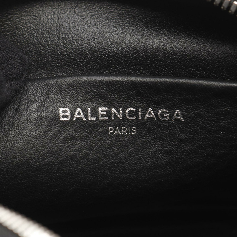 巴黎世家 (BALENCIAGA) EVERYDAY CAMERA XS 肩背包 489809 黑色皮革 二手 女士-3