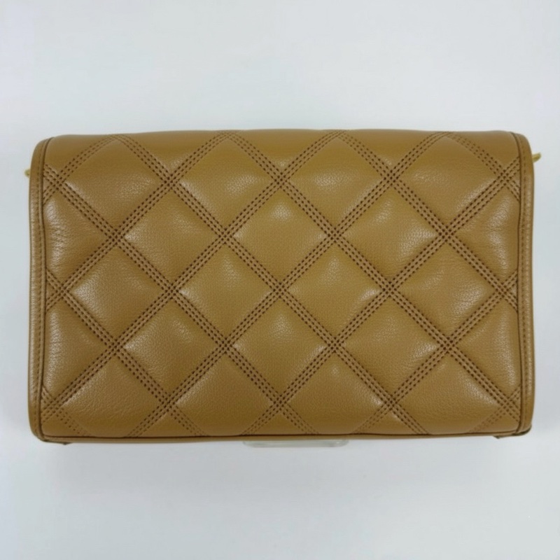 YSL woc 奶茶色肩背包-2