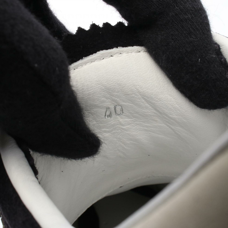 MONCLER MONACO2 運動鞋 4M00180M607074U40 絨面革 黑色 米色 #40 全新 男款-5