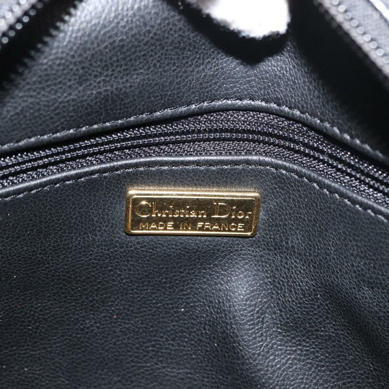 【日本直送】Christian Dior 黑色金色皮革肩背包,正品編號 146794-10