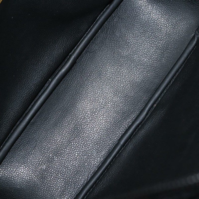 【日本直送】Christian Dior 黑色金色皮革肩背包,正品編號 146794-11