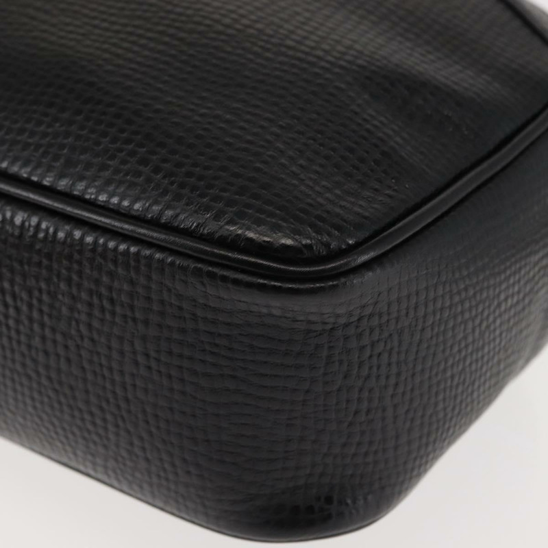 【日本直送】Christian Dior 黑色金色皮革肩背包,正品編號 146794-13