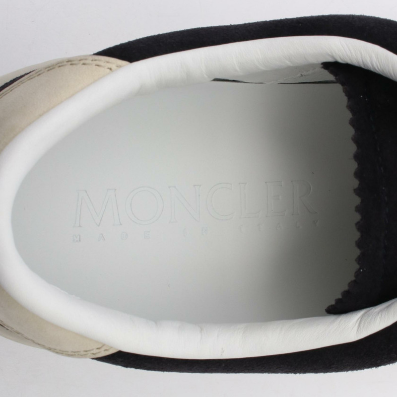 MONCLER MONACO2 運動鞋 4M00180M607074U41 絨面革 黑色 米色 #41 全新 男款-4