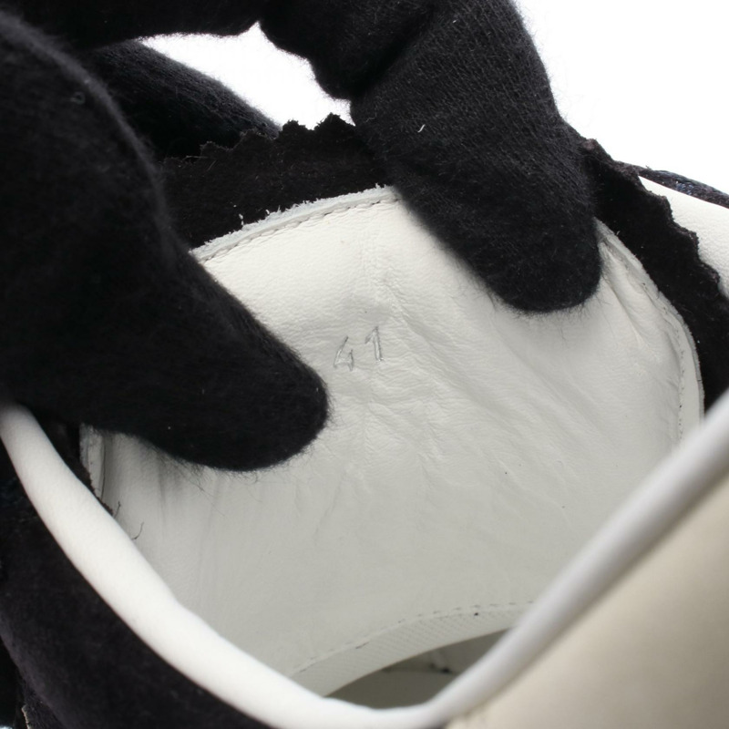 MONCLER MONACO2 運動鞋 4M00180M607074U41 絨面革 黑色 米色 #41 全新 男款-5