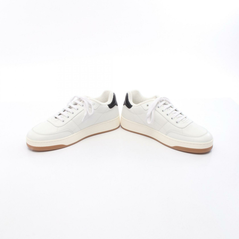 SAINT LAURENT PARIS SL/61 運動鞋 81947600NI0906139 皮革 黑白 #39 全新 男款-2