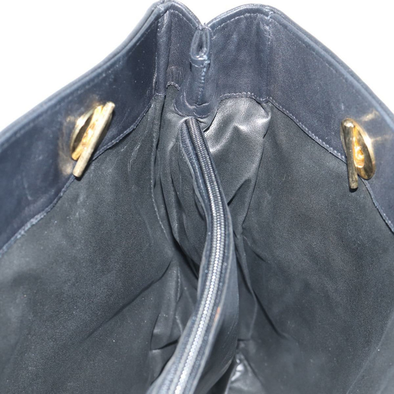 【日本直送】FENDI 鏈條手提包 皮革 黑色 金色 正品 146722-19