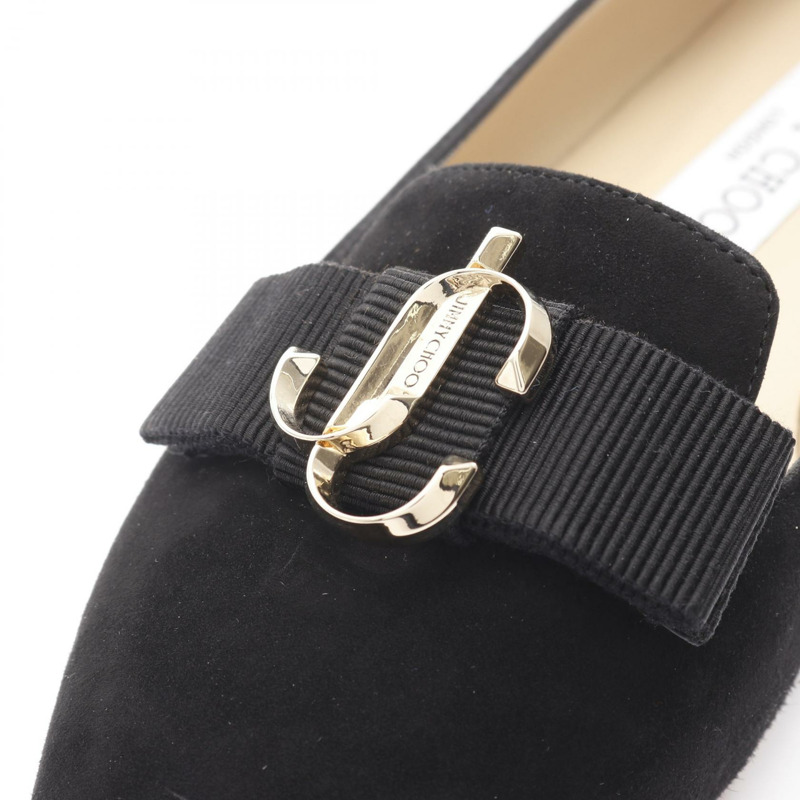 JIMMY CHOO GALA JC 黑色絨面革高跟鞋，38 碼，二手女款-10