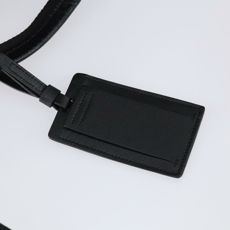 【日本直送】PRADA 波士頓包 尼龍 2way 黑色 銀色 Auth 143764-20