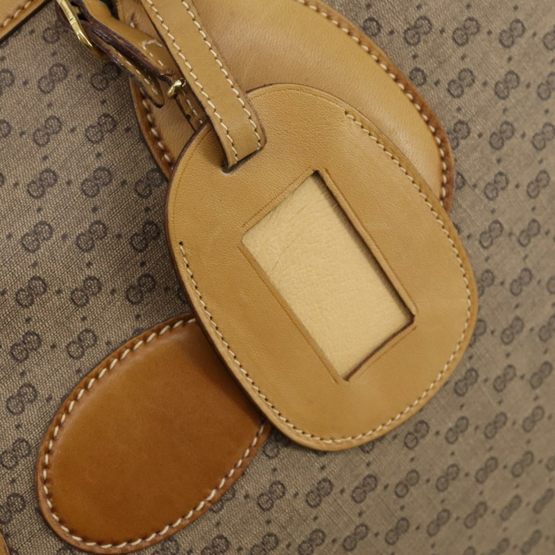 【日本直送】GUCCI Micro GG Supreme 手提包 PVC 皮革 復古米色 金色 正品 146616-17