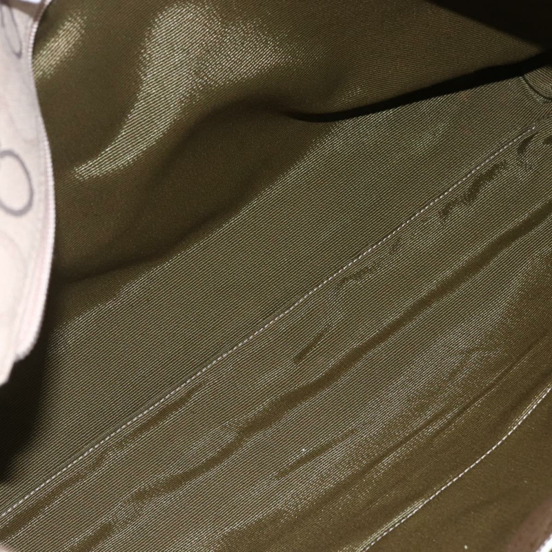 【日本直送】Salvatore Ferragamo Gancini 手提包 皮革帆布 米色 金色 正品 BA5709-10