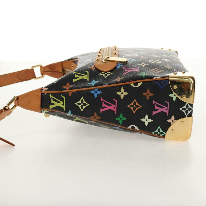 【日本直送】路易威登 (LOUIS VUITTON) 多色布洛涅肩背包 黑色 M92638 LV 正品 146603A-2