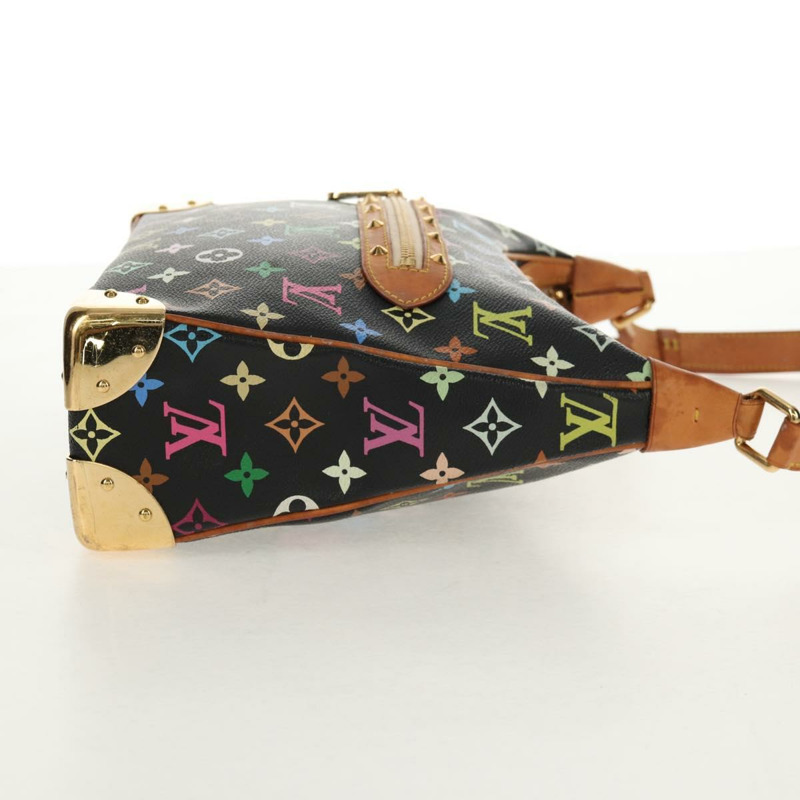 【日本直送】路易威登 (LOUIS VUITTON) 多色布洛涅肩背包 黑色 M92638 LV 正品 146603A-3