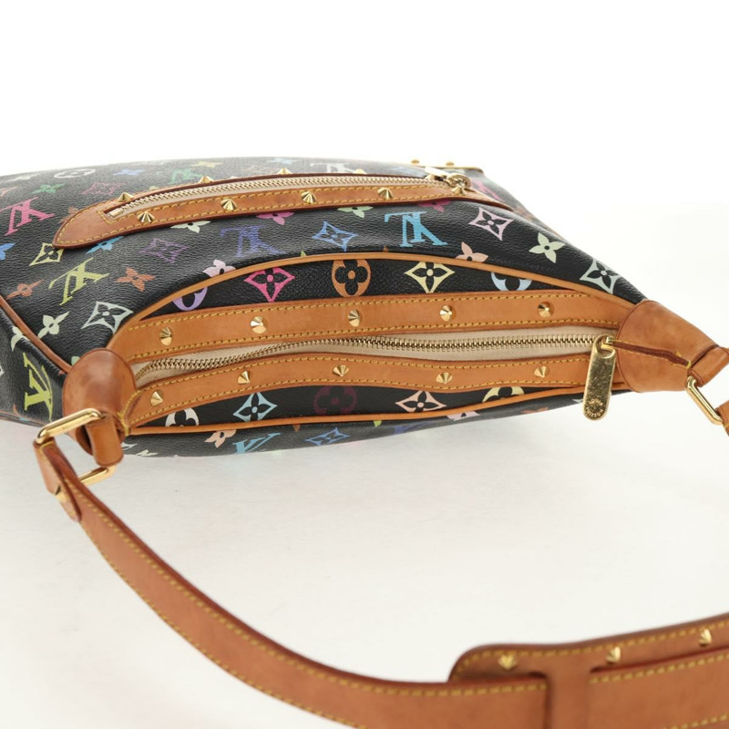【日本直送】路易威登 (LOUIS VUITTON) 多色布洛涅肩背包 黑色 M92638 LV 正品 146603A-5