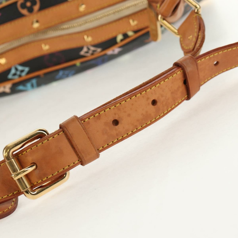 【日本直送】路易威登 (LOUIS VUITTON) 多色布洛涅肩背包 黑色 M92638 LV 正品 146603A-8