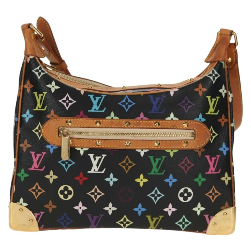 【日本直送】路易威登 (LOUIS VUITTON) 多色布洛涅肩背包 黑色 M92638 LV 正品 146603A-12